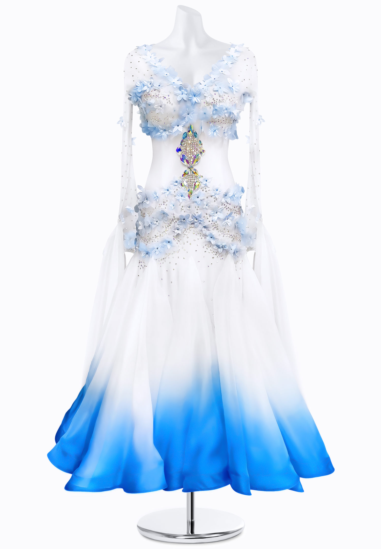 Floral Sky Ballroom Gown AM-B3214