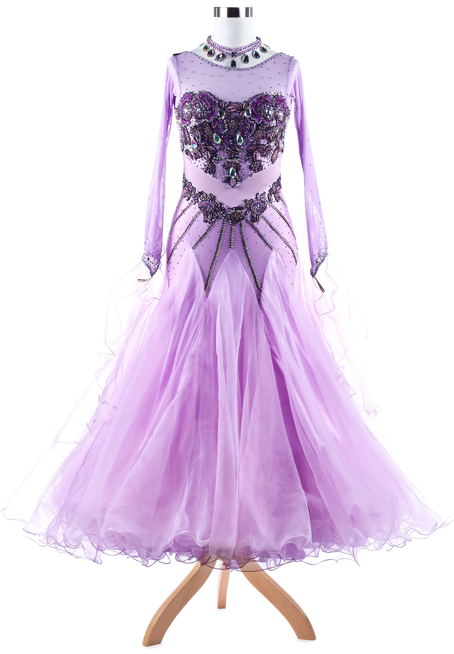 Floral Sweetheart Ballroom Dance Dress VN-A5350