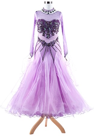 Floral Sweetheart Ballroom Dance Dress VN-A5350