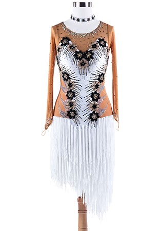 Flower Heart Latin Dance Gown VN-L5312