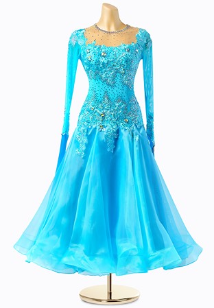 Flower Sky Ballroom Gown PCDSB22701