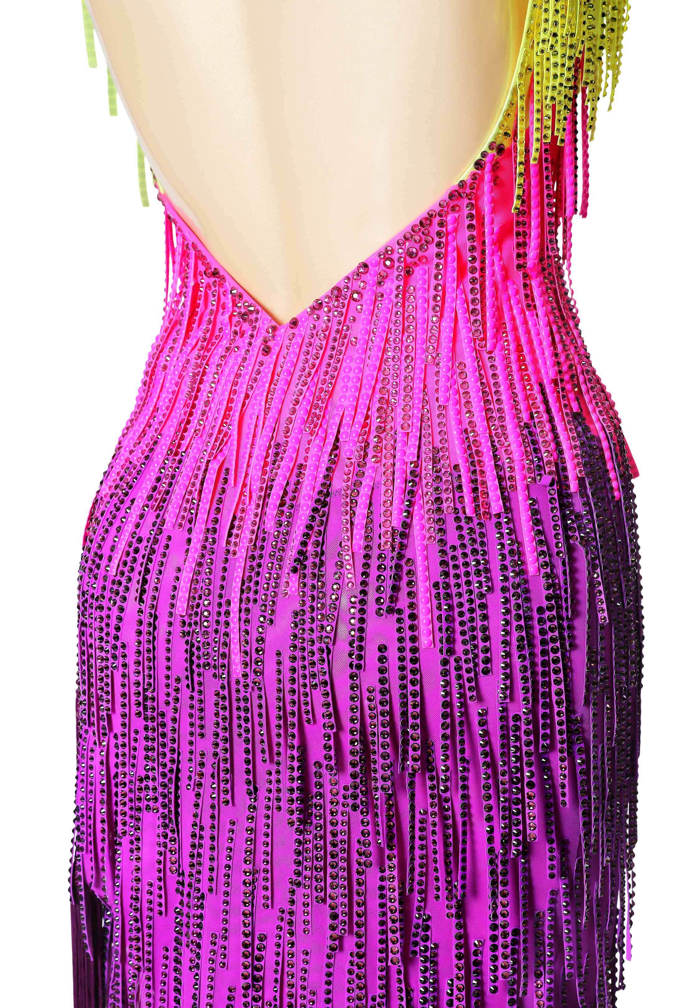 Ombre fringe dress cheap