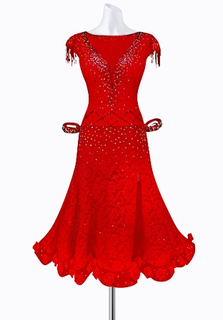 Forbidden Rose Latin Dress AM-L3207