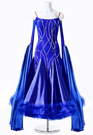 Forget Me Not Ballroom Dance Gown MFB0072