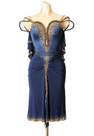 Frilled Fairy Fantasy Latin Gown PCWL19037