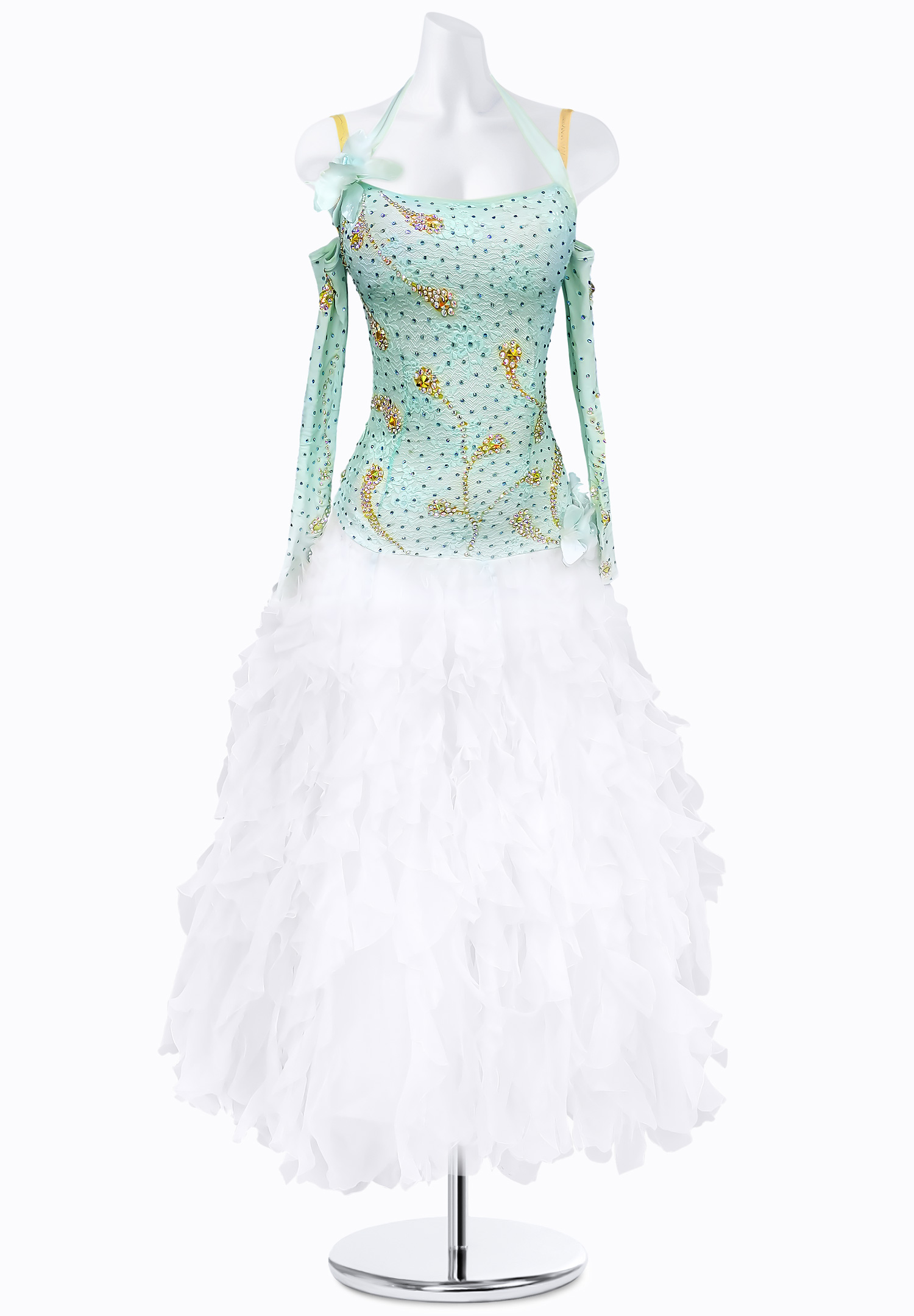 Frilly Garden Ballroom Dress AM-B3237
