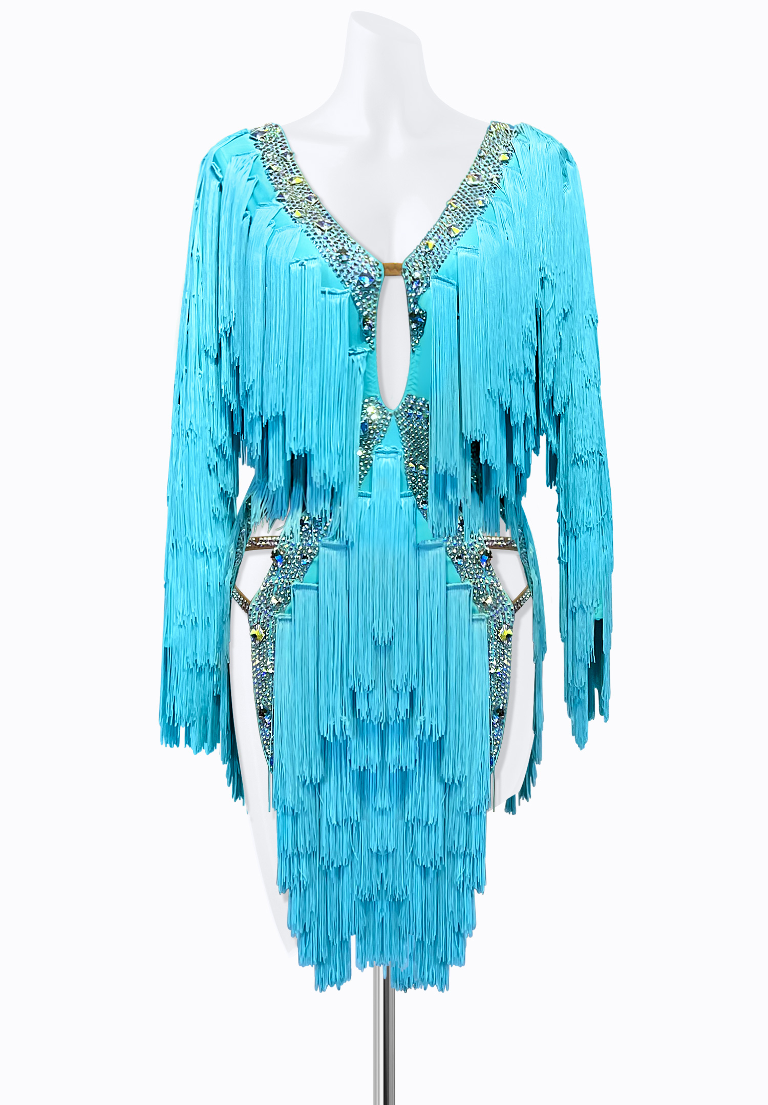Fringe Charm Latin Dress PR-L215181