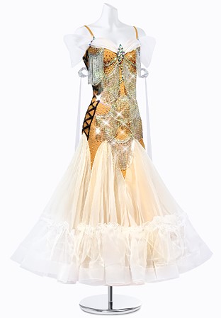 Fringe Frill Ballroom Gown PR-B210017