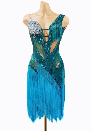 Fringe Lagoon Latin Dress AD-L2953