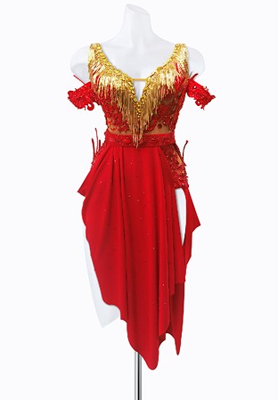 Fringe Romance Latin Dress AML3653