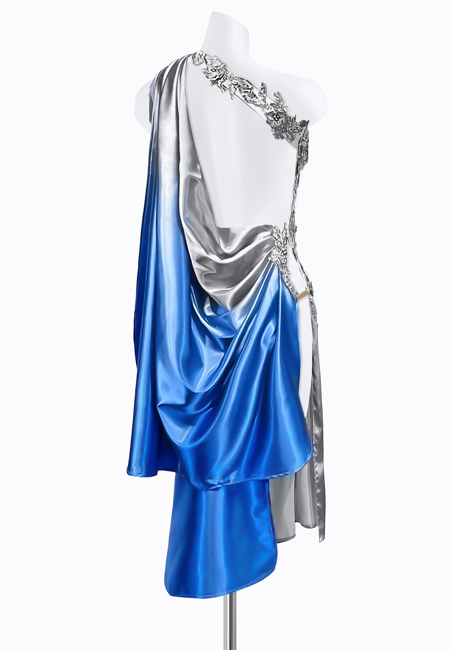 Silver On Blue_