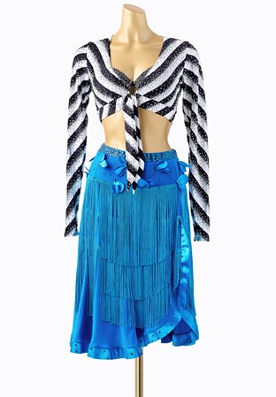 Funky Fringe Latin Performance Dress PCWL19076A