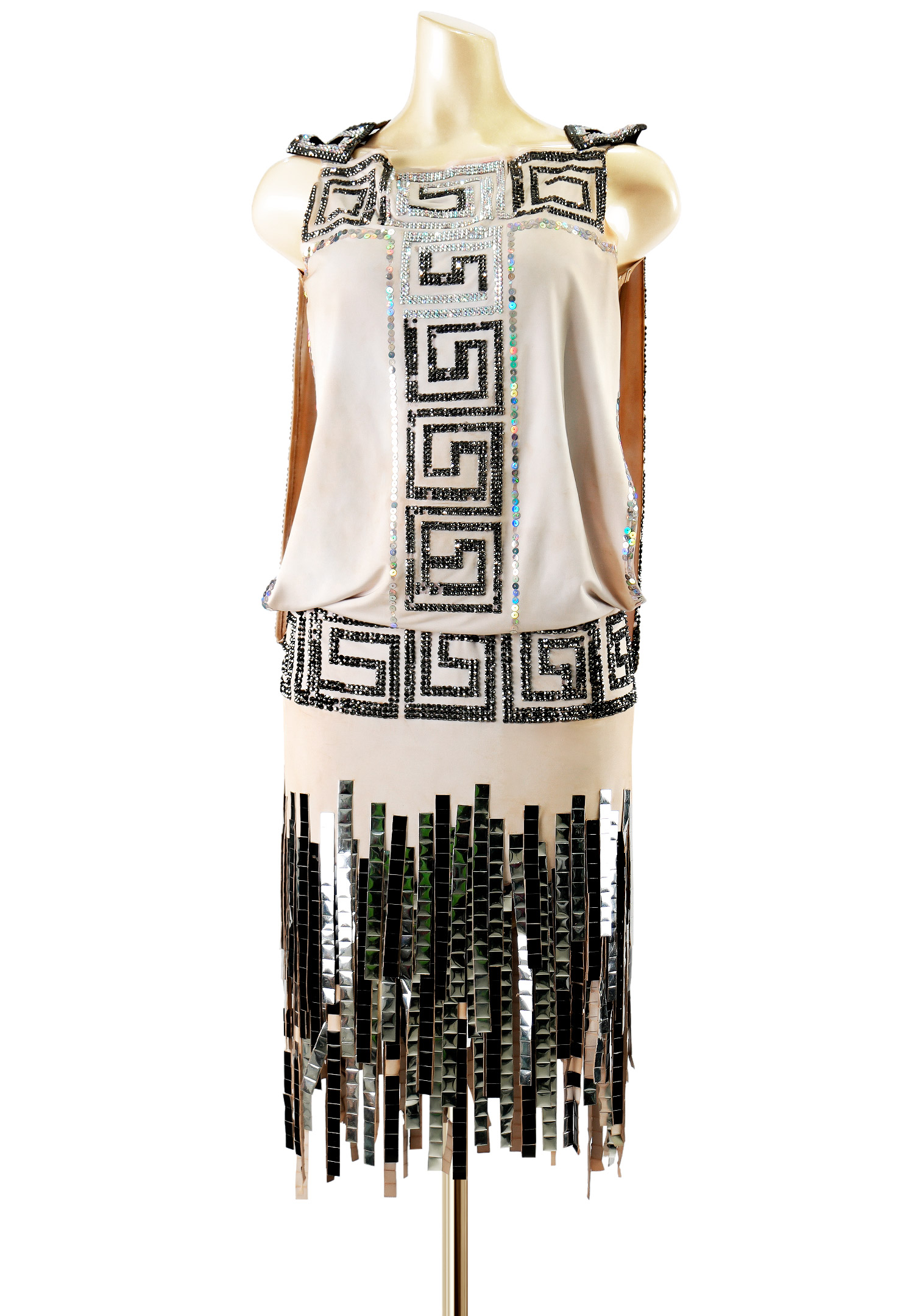 Geometric Fringed Latin Competition Dress PC-WL18019
