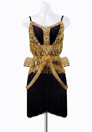 Gleaming Fringe Latin Dress JT-L2178