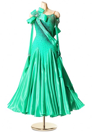 Glitter Ribbon Ballroom Dress PCWB19082