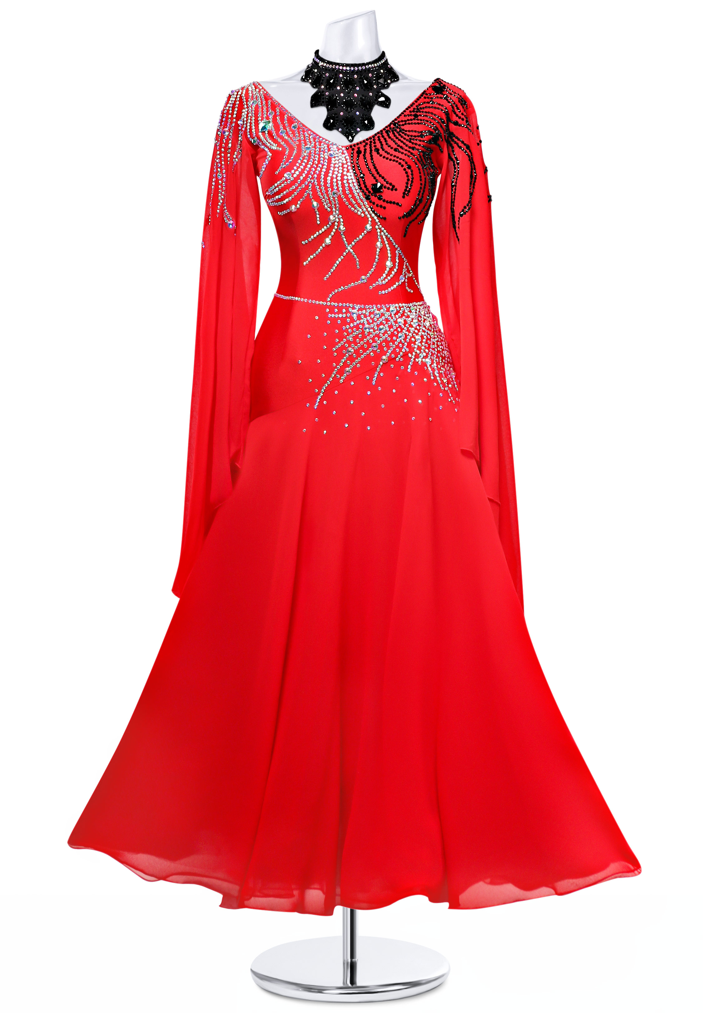 Glittering Cascade Ballroom Dress MQ-B246