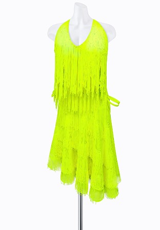 Glowing Diva Latin Dance Gown AML3103