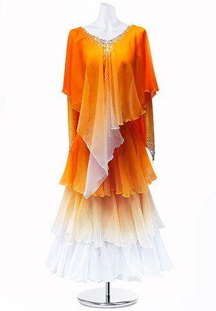Glowing Ombre Ballroom Gown AM-B3367