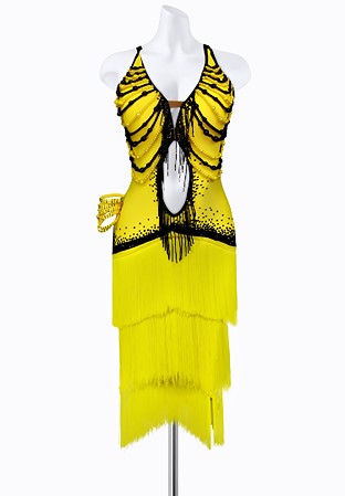 Glowing Pearl Latin Dress AM-L3324