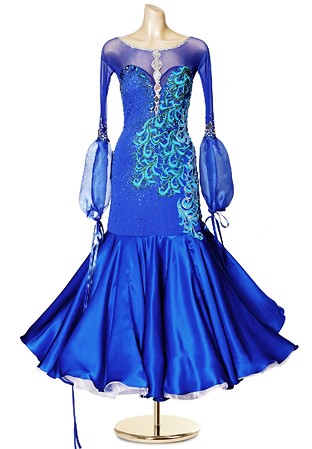 Gorgeous Puff Sleeve Mermaid Ballroom Gown PCWB19034