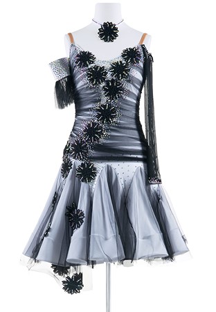 Gothic Flower Latin Rhythm Show Dress L5329