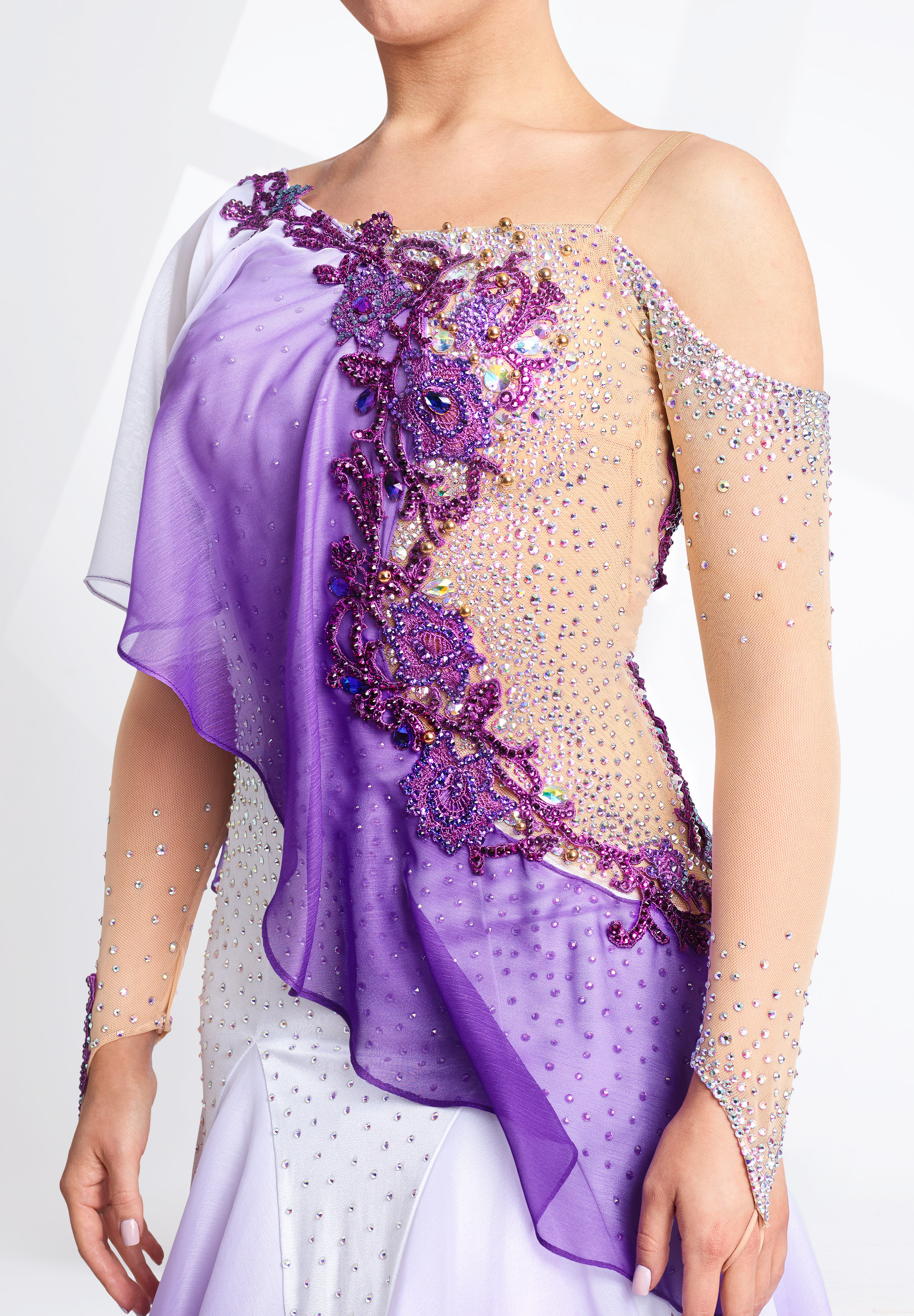 Purple Shading On White A424_