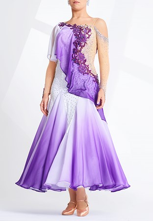 Gradient Stardust Ballroom Smooth Gown PCWB211801