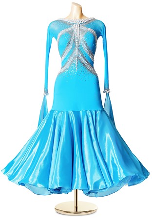 Haunted Crystal Ballroom Smooth Gown PCWB19136