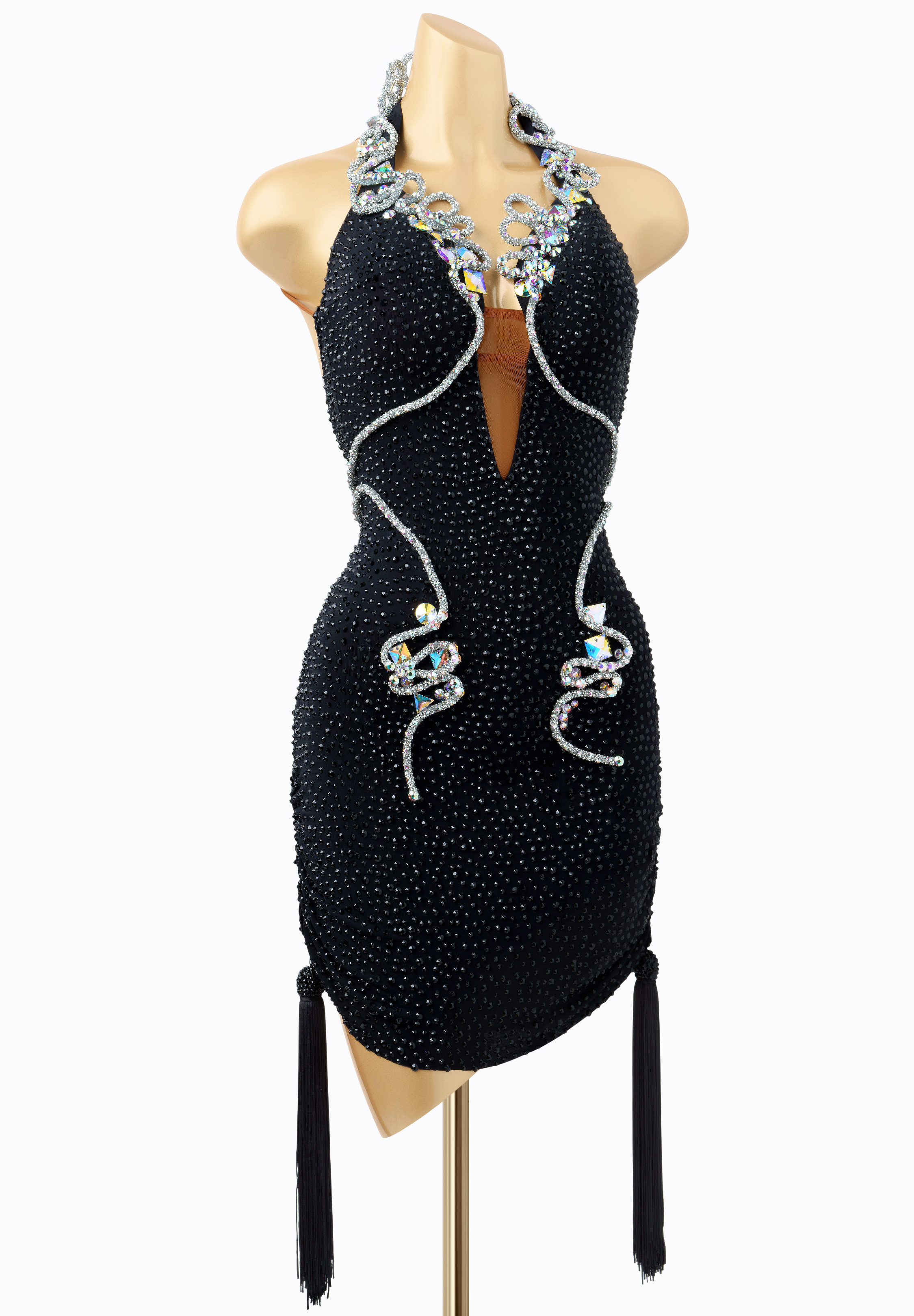 Hypnotic Halter Latin Dress AD-L2920