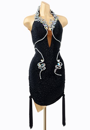 Hypnotic Halter Latin Dress ADL2920