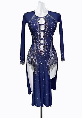 Ice Crystal Latin Dress AM-L3409