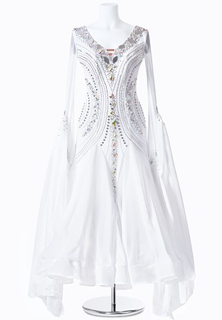 Ice Flower Ballroom Dress MFB0044