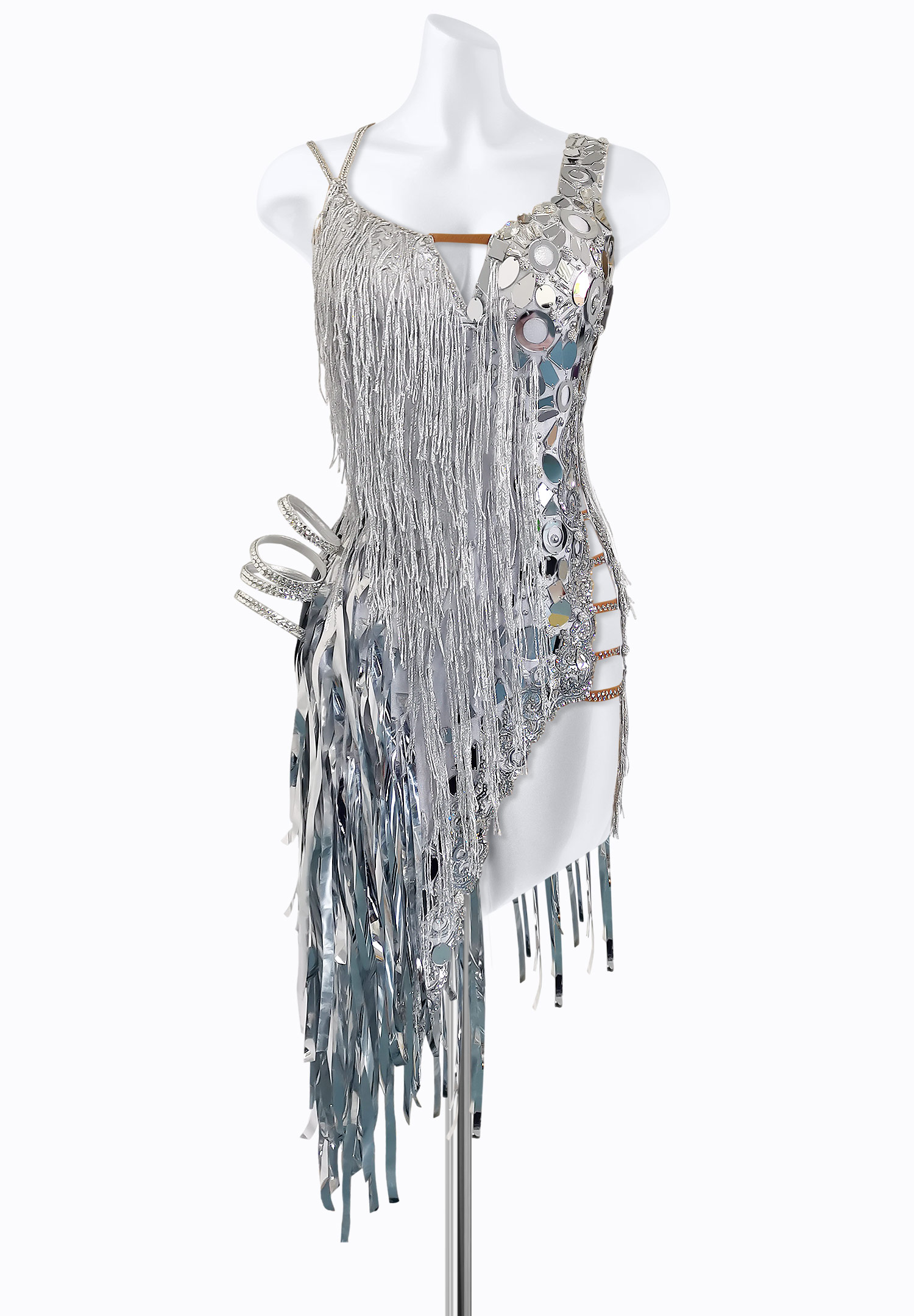 Ice Fringe Latin Dress AM-L3513