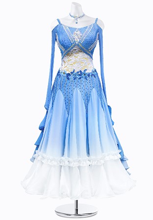 Icy Ombre Ballroom Gown JT-B3792