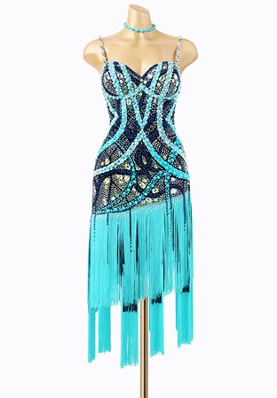 Icy Pearl Latin Dress ADL2927