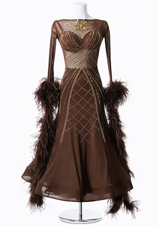 In The Shadows Ballroom Gown MFB0114