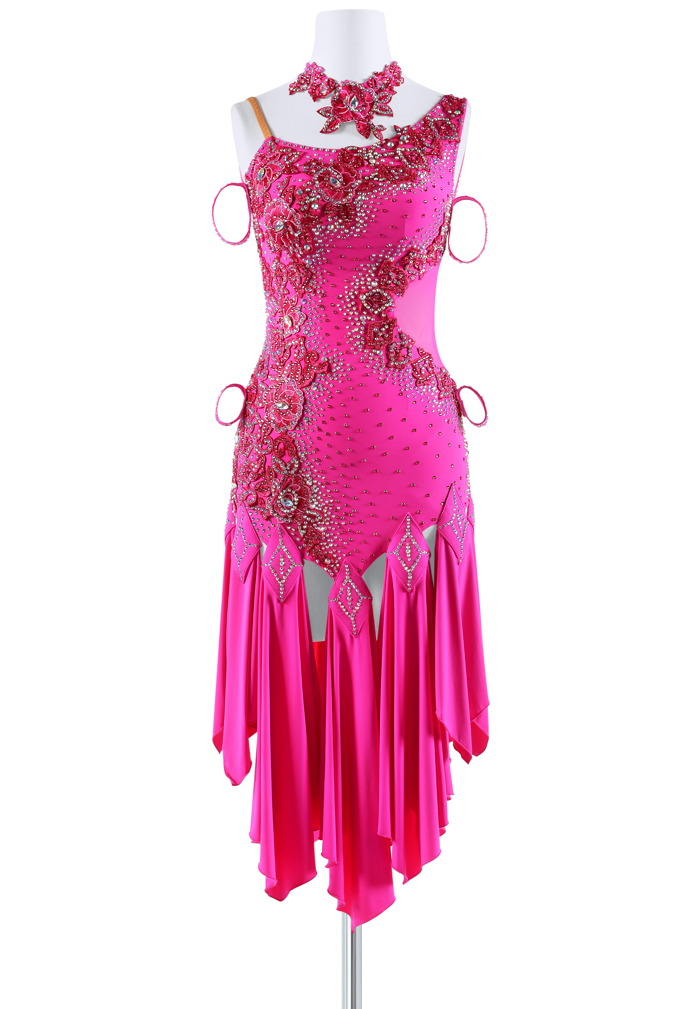 Infinite Floral Latin Dress BA-VSL015