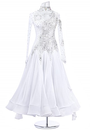 Intricate Embroidery Handsewn Couture Dance Dress MQB232