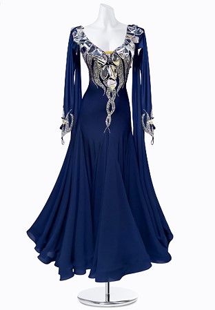 Intricate Reflection Ballroom Dress AM-B3115