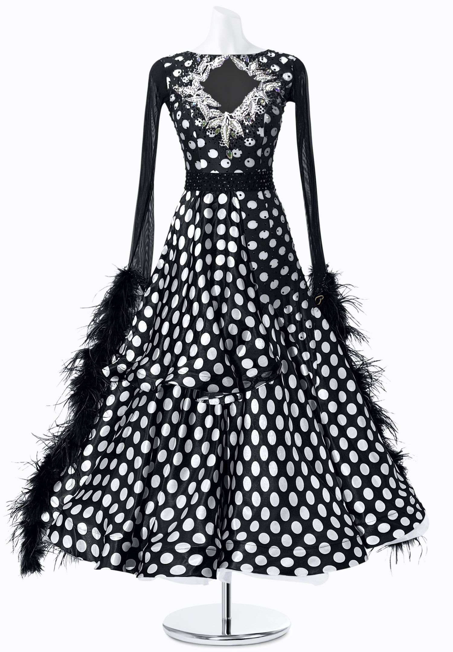 Polka Dot Dream Ballroom Gown JT-B4869