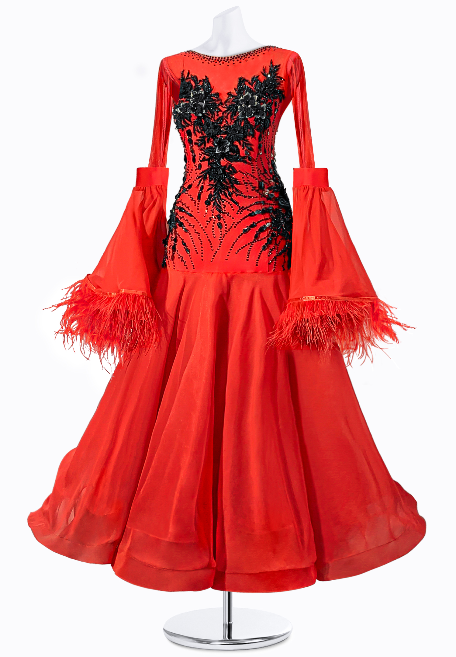 Dark Garden Ballroom Gown JT-B4942