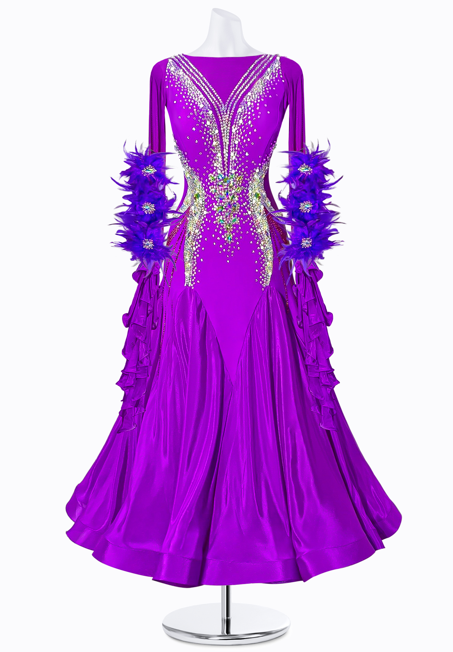 Darling Frill Ballroom Gown JT-B4945