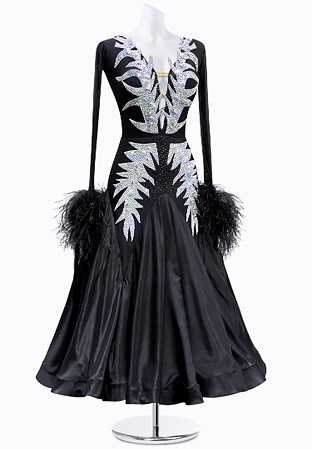 Jagged Crystal Ballroom Gown JT-B4676