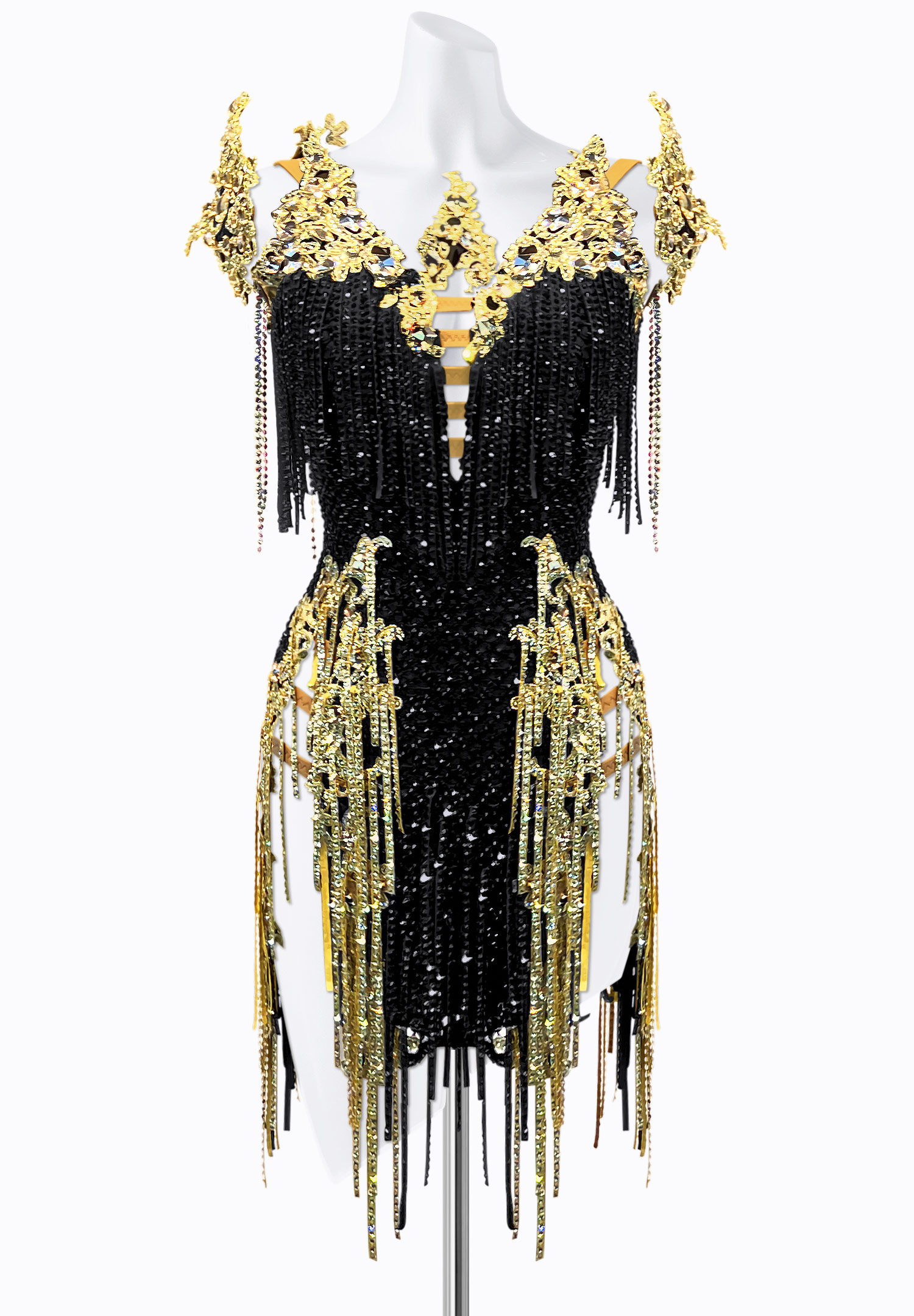 Jeweled Charm Latin Dress PR-L225004