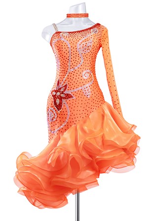 Joyful Bounce Crystallized Latin Dress MQ-L202