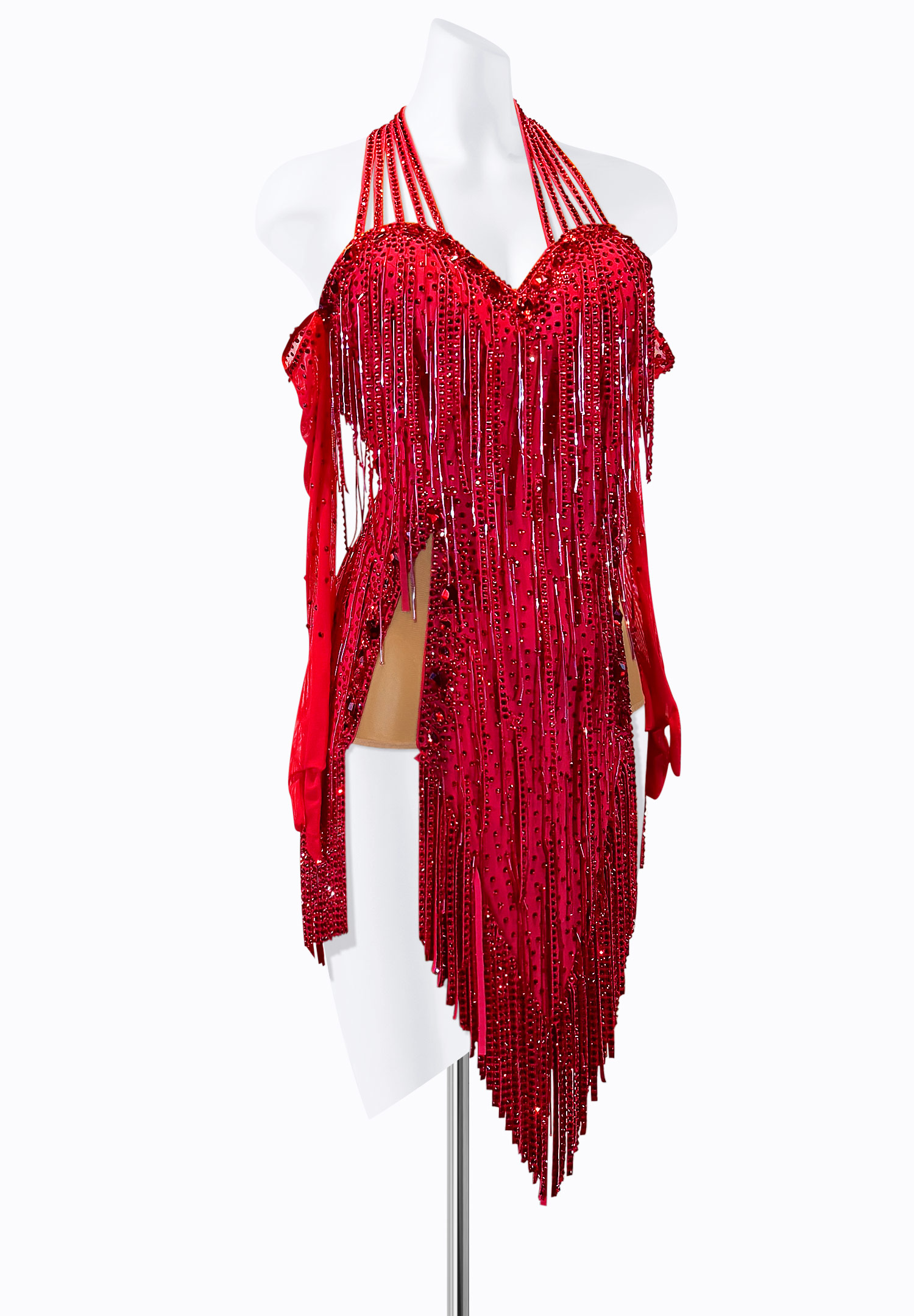 Ravishing Flame Latin Dress PR-L240005