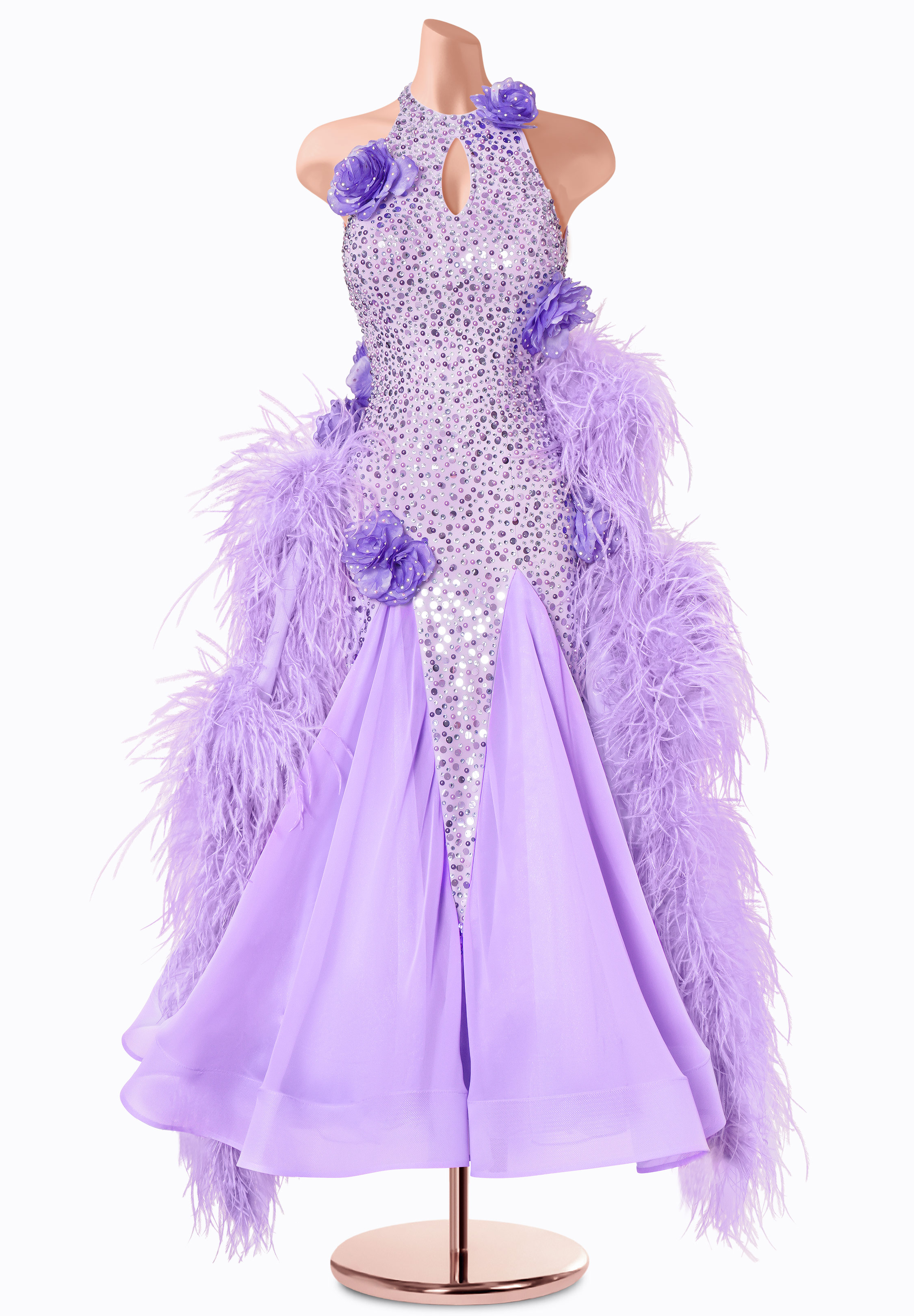 Lilac Dream Ballroom Gown MF-B0504