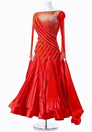 Linear Impression Ballroom Dress MFB0138