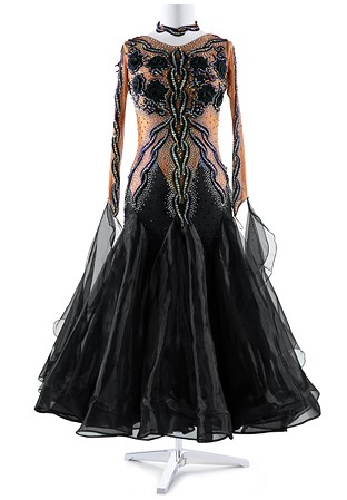 Luminous Flower Ballroom Dance Dress VN-A5384