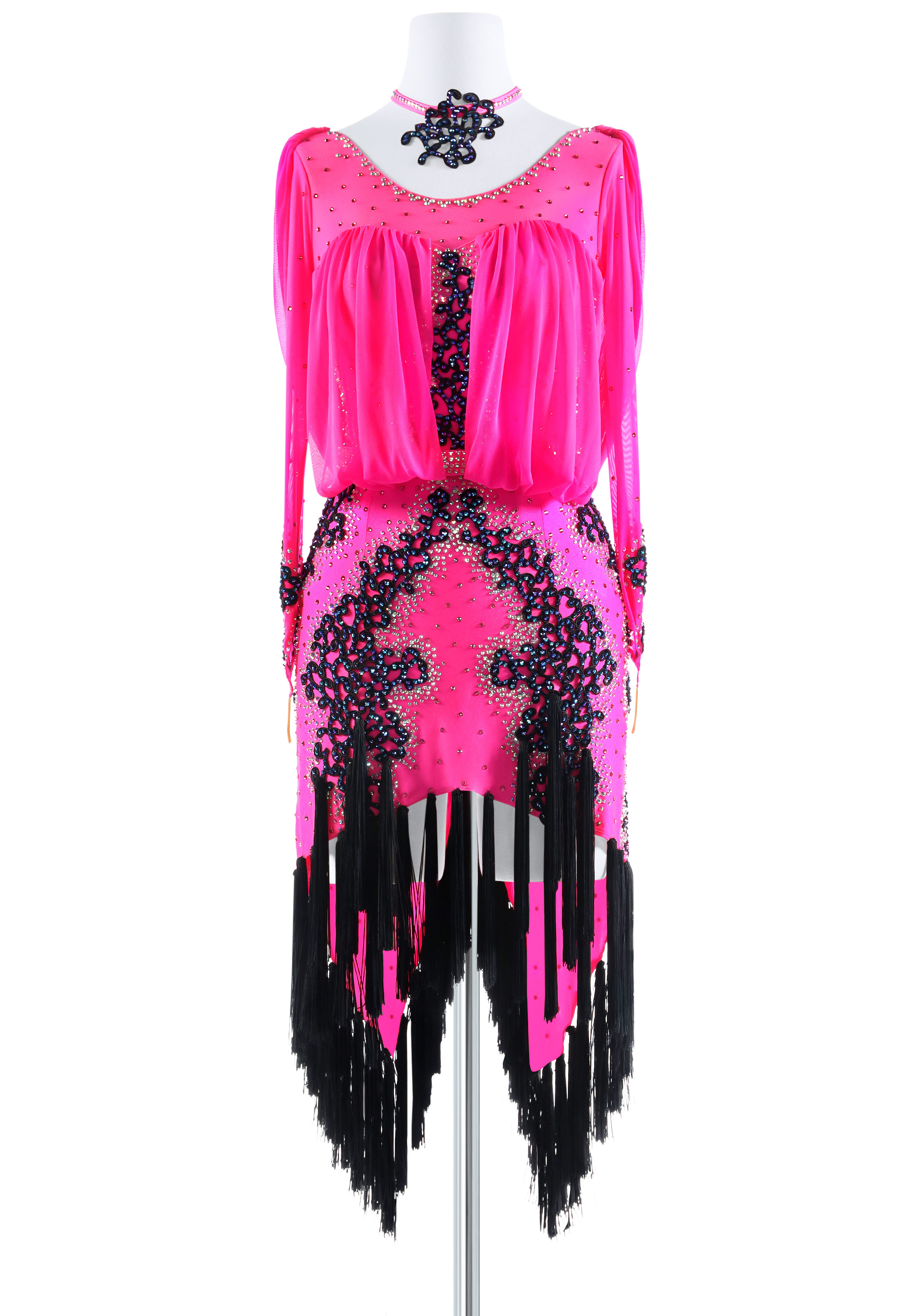 Luminous Tassel Latin Dress BA-VSL029